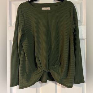 LAST CALL!!! Jackson Rowe Twist front waffle knit